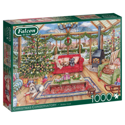 Falcon 11275 Debbie Cook Weihnachtskonservatorium 1000 Teile Puzzle