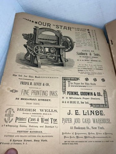 antique Victorian Scarce New Jersey history Paterson New Jersey — 1792–1892 - Picture 2 of 10