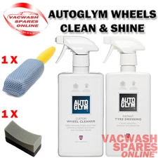 AUTOGLYM CUSTOM WHEEL CLEANER - TYRE DRESSING - WHEEL CLEANING KIT - TYRE BLACK