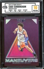 2021 Panini Recon #1 ~ MANEUVERS ROOKIE ~ Cade Cunningham ~ CG 10 PRISTINE