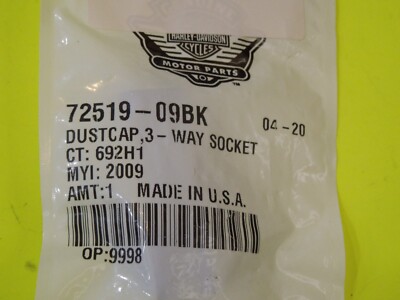 10 Harley Davidson Xr1200 Sportster Wire Harness Dust Cap Housing 