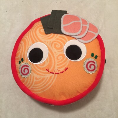 Yummy World Nicole The Ramen Bowl Large Plush (AS IS) Missing Eggs, Stick