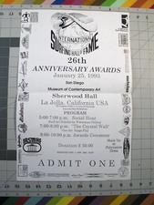 vtg Surfing ephemera - 1993 Intl Surfing Hall of Fame Awards Ceremony poster