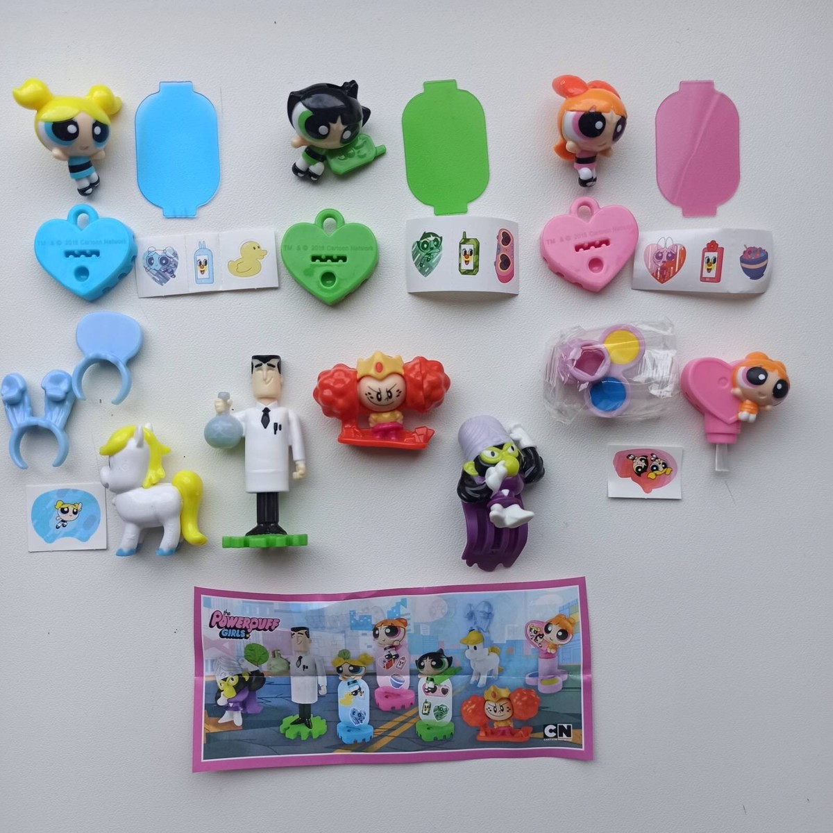 The Powerpuff Girls, 2018, Kinder Surprise, Full set, SE318 SE325