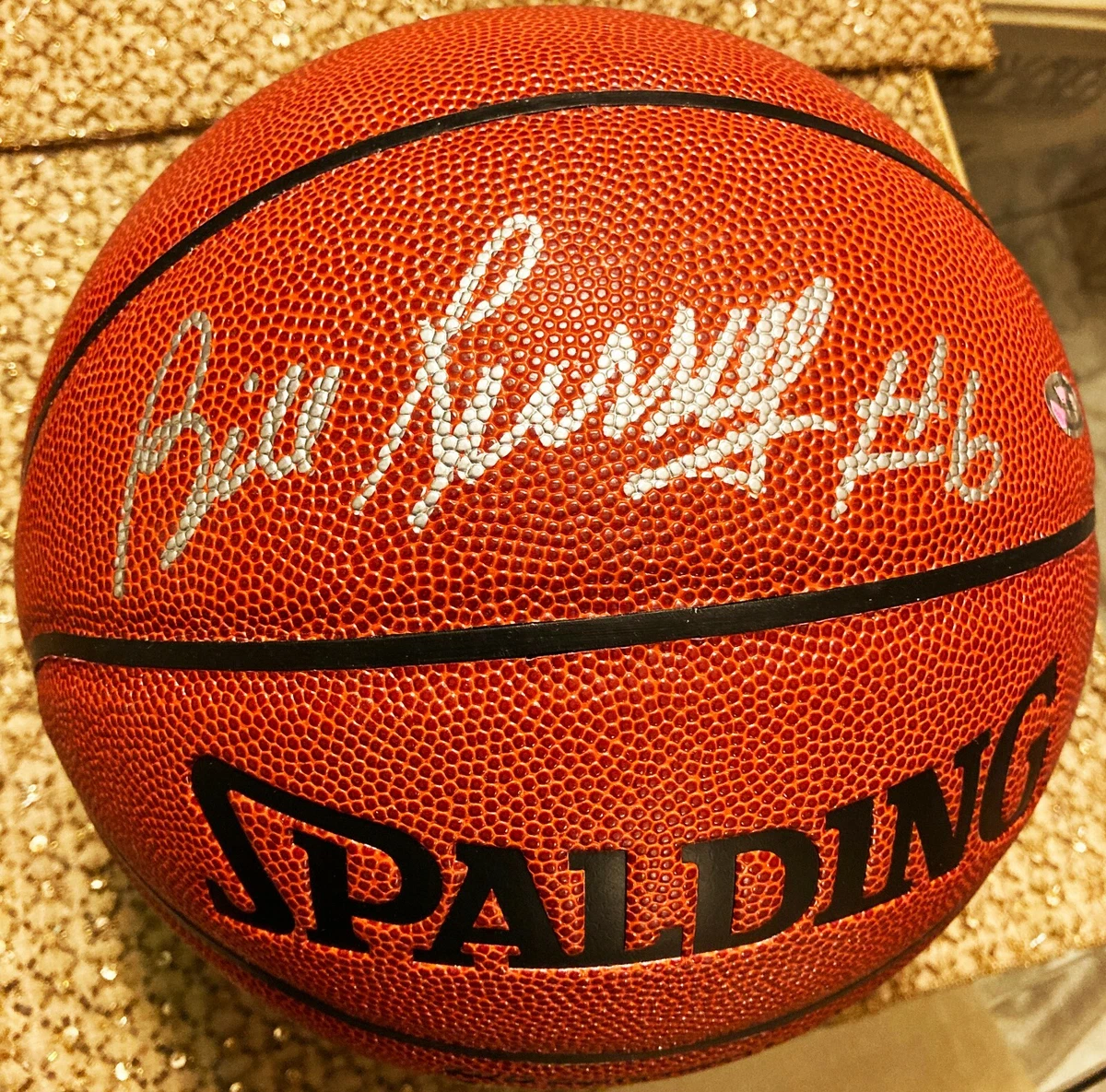 Bill russell signed basketball sales