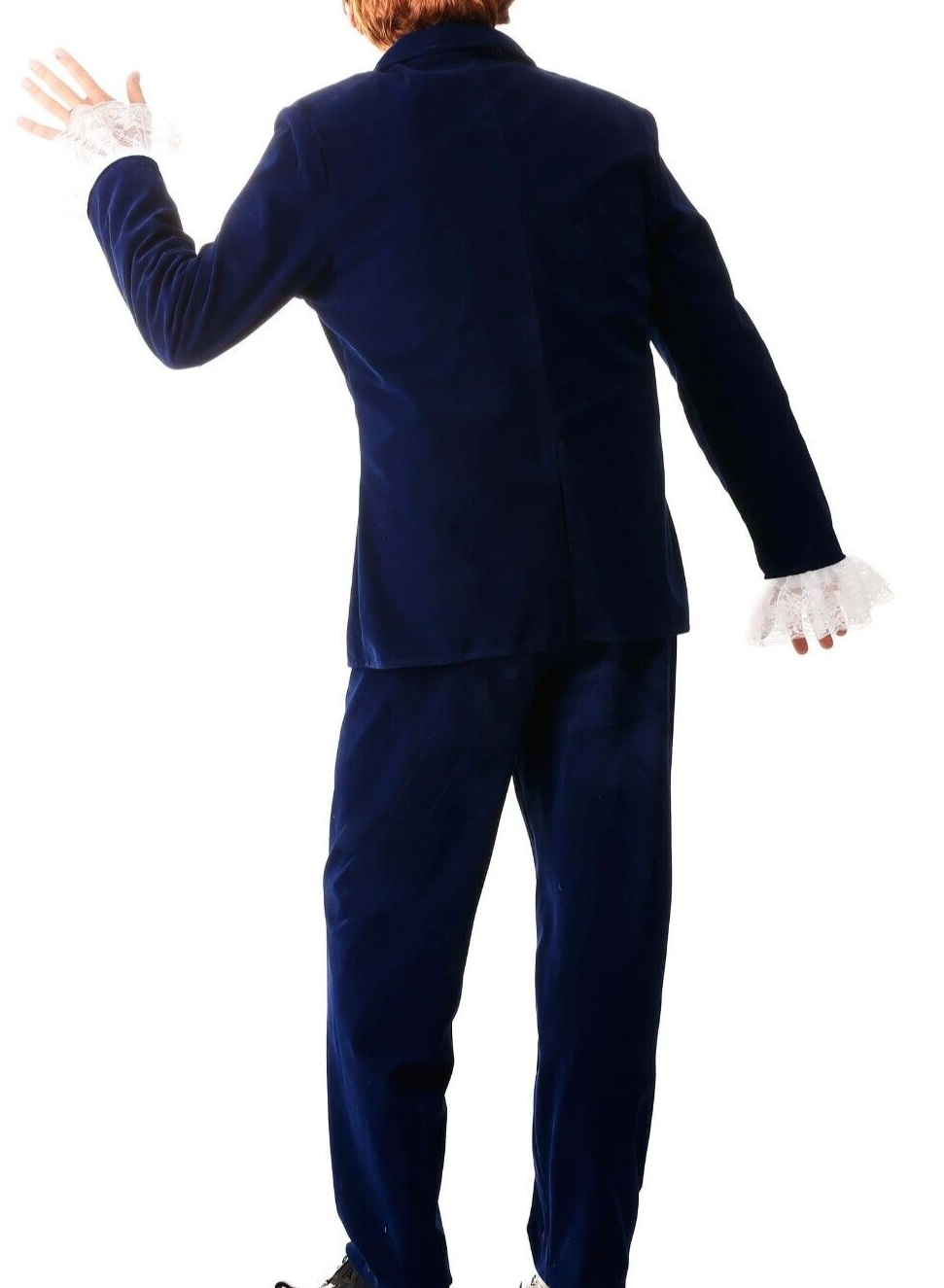 Adult Deluxe Blue 60s Swinger Austin Powers Costume SIZE S (Used) eBay