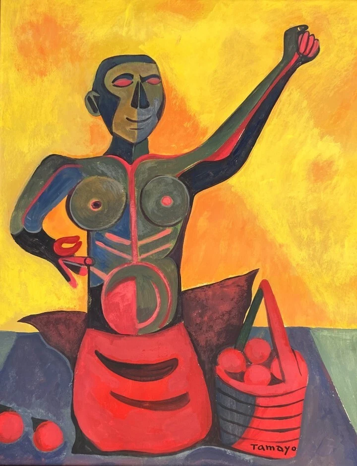 Pintura acuarela Rufino Tamayo años 30-80 en el estilo Foto 3 de 4