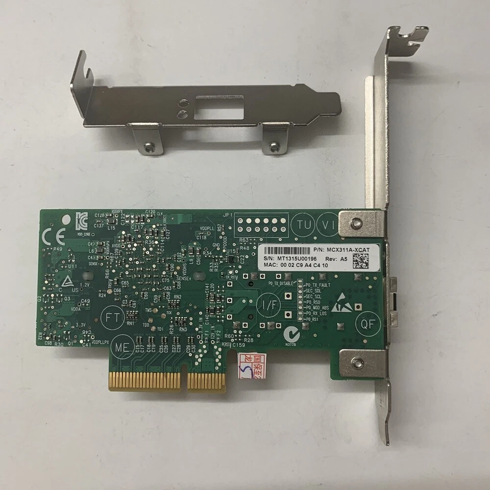 2Pcs Mellanox CX311A MCX311A-XCAT ConnectX-3 EN 10G Ethernet SFP Network Card - Image 4 of 4
