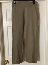 Chico  s 0 Regular Ladies Getaway Pants W/ Side Seam Zipper, New With Tags