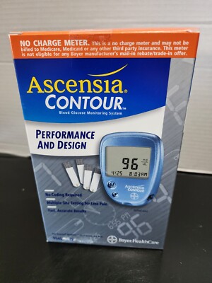 Bayer Ascensia Contour Blood Glucose Meter 9545 Ascensia Microlet New Sealed
