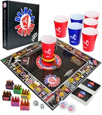 DRINK-A-PALOOZA Board Game: A blend of Old-School + New School Drinking Games   