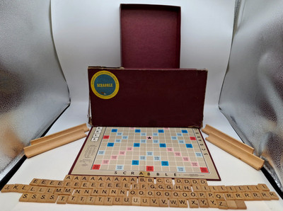 Vintage Scrabble Board Game SELRIGHT Selchow & Righter 1948/1953 NY, NY COMPLETE