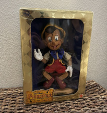 Vintage Walt Disney's Pinocchio 1998 Mattel Limited Edition Wooden Marionette