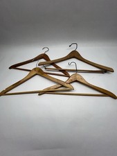Lot of 4 Vintage Wooden hangers