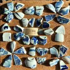 sea glass from japan pottery Japanese tableware