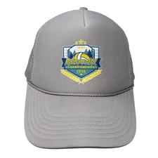 Regional Championships Ceva Snapback Trucker Hat Gray One Size 6 Panel Rope Otto