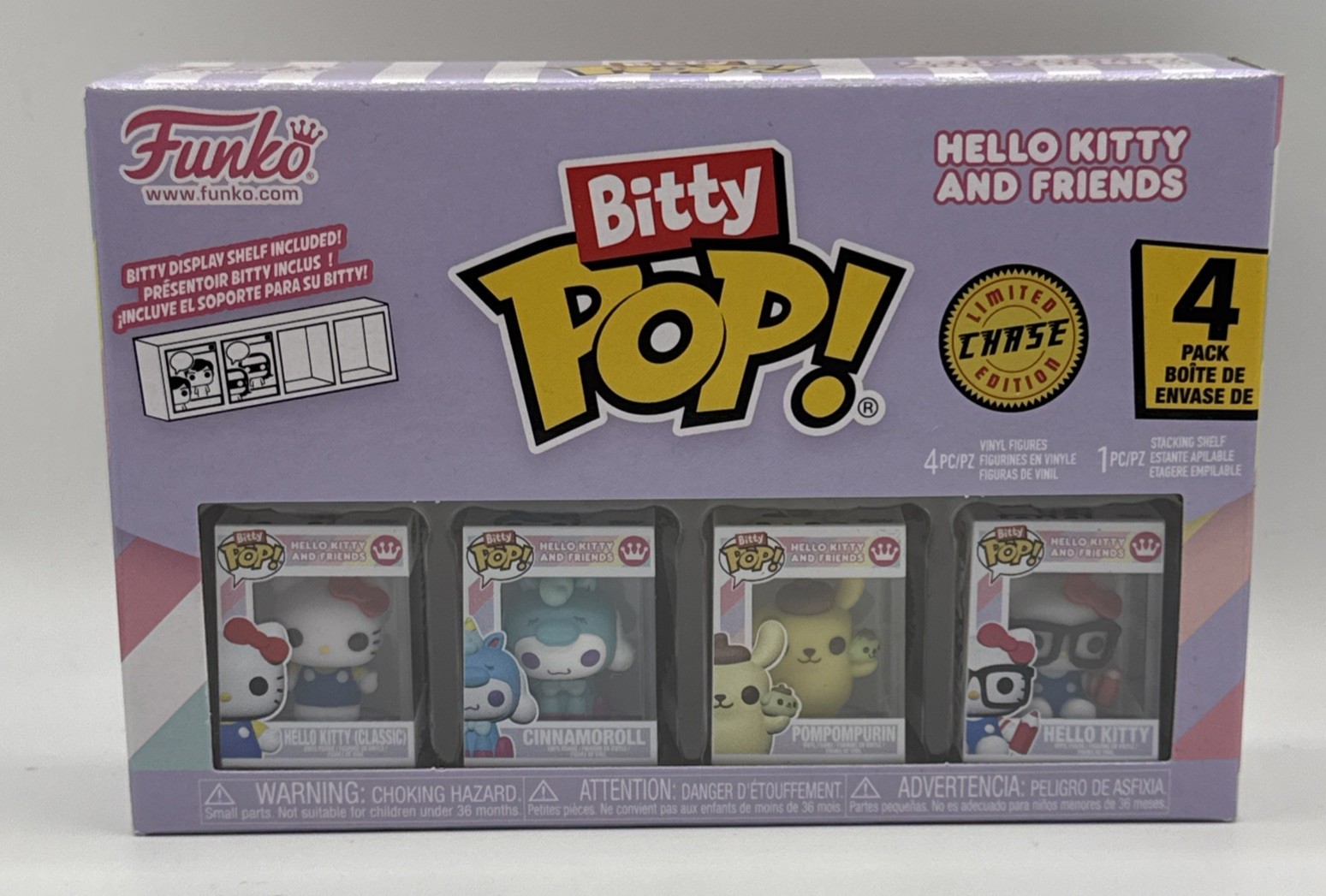 Funko Bitty Pop! Chase with Hello Kitty Classic Cinnamoroll Pompompurin