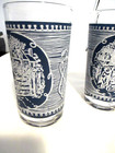 VTG Lot of 4 Blue Mid-Century Early American Country Drinking Glasses 50s / 60s — photo 3