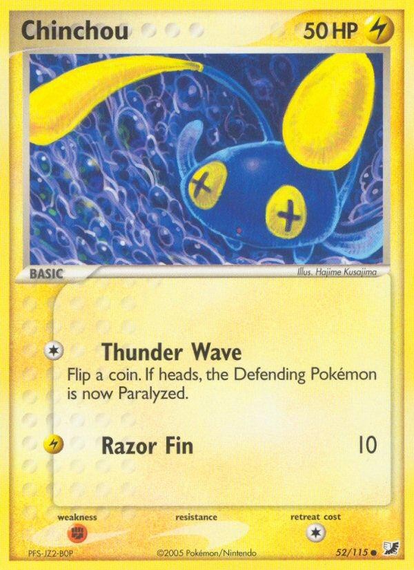 Pokemon Chinchou (52/151) Unseen Forces MP