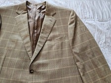 Ermenegildo Zegna Trofeo Men's 58L 48L 2 Two Button Suit Jacket Sport Coat Wool