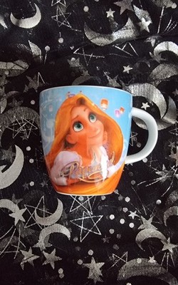 Tangled Rapunzel Kinder Tasse - über gesättigte Farbe Fehldruck Disney Store