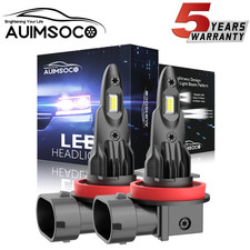 2x H11 Led Headlight Light Bulbs Low Beam 6500k White For Peterbilt 579 389 2x H11 Led Headlight Light Bulbs Low Beam 6500k White For Peterbilt 579 389