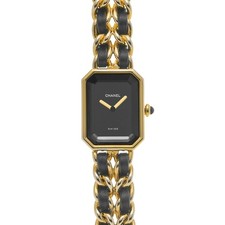 CHANEL Première S H0001 black WATCH 687826