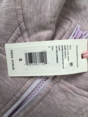VINEYARD VINES Dreamcloth Shep Shirt Women's Size S Pink Shimmer