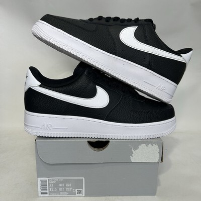 Nike Air Force 1 '07 Shoes  Black White  CT2302-002 Men's 11 New