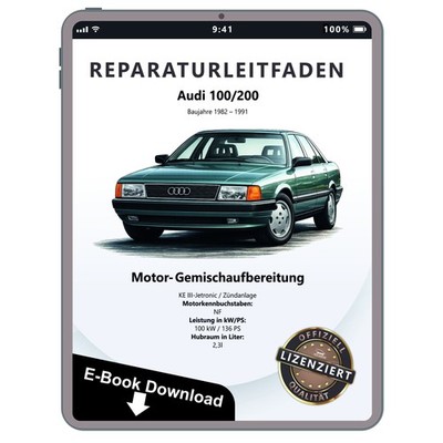Audi 100/200 2,3l Benziner KE III-Jetronic Zündanlage Reparaturhandbuch Download