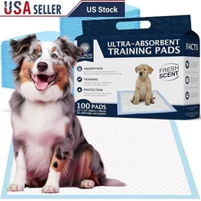 Leak Proof Dog Training Pads Quick Dry Odor Neutralizing 6 Layer 100 Count New