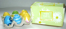 Colored Easter Eggs Candles Set of 6 Easter Candles - NIB