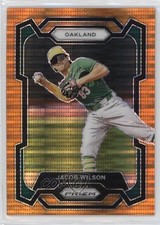 2024 Panini Prizm Orange Pulsar Prizm 141/399 Jacob Wilson #237 10k8