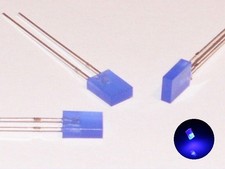 LED 2x5mm rechteckig flach diffus 2x5x7mm LEDs 10 20 50 100 Stück Set Auswahl