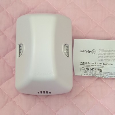 Safety 1st Outlet Cover & Cord Shortener w/ User Guide, HS338 HS348 MPN 48308