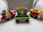 Fisher Price Vintage 1970s Little People Circus Train #991 Engine Caboose Cage +