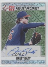 2021 Leaf Pro Set Metal 1990 Base Silver Mojo 4/4 Brett Baty #PS0-BB3 Auto uk2