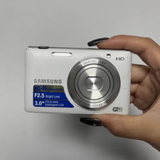 Samsung ST150F 16.2MP Digital Camera White - Includes SD Card, Battery, Charger