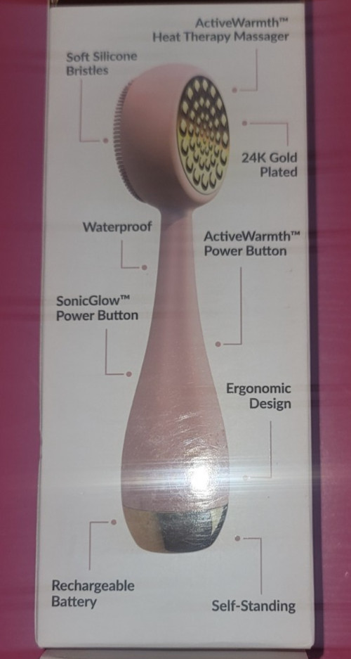 PMD CLEAN PRO GOLD SMART FACIAL CLEANSING DEVICE 24K GOLD PLATED  4002-ROSEG-NEW