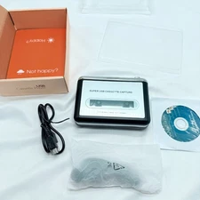 Cassette Tape Player Portable Converter Recorder Convert Tapes to Digital MP3