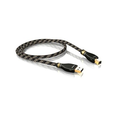 VIABLUE KR-2 SILVER High-End USB Cable A/B 3m   for High-Resolution Audio PC