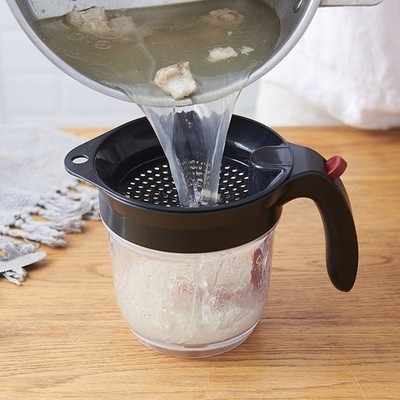 1000ml Ölabscheider mit Bodenauslauf und integriertem Filtersystem