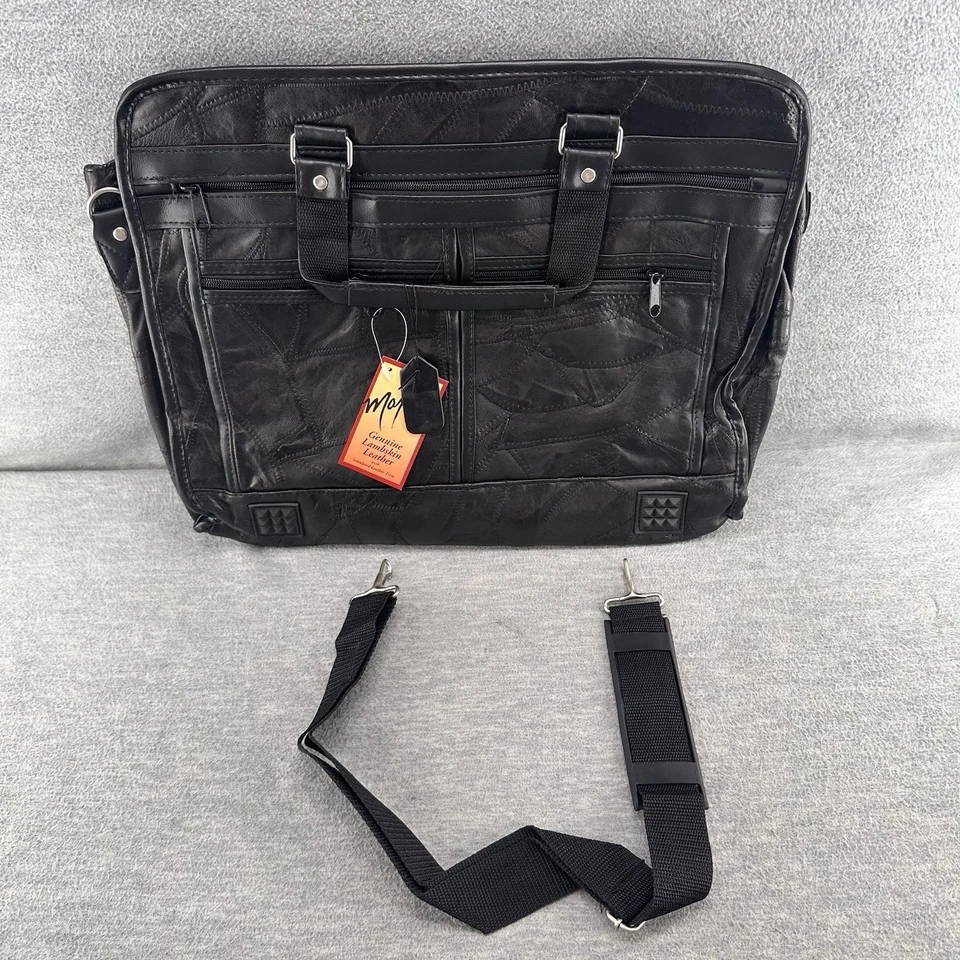 MAXAM - портфель из натуральной овечьей кожи 16 дюймов PU2 - Изображение 2 из 4