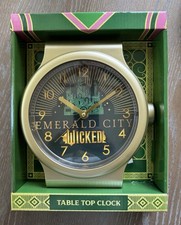 Wicked Emerald City Table Top Clock Wizard of Oz Musical NIB Read description
