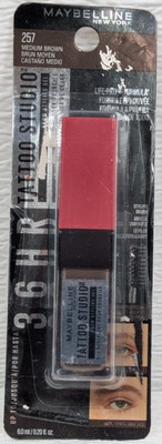 Maybelline - Tattoo Studio - 36HR Pigment Brow Pencil - 257 Medium Brown