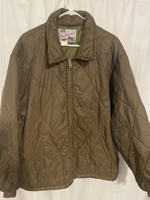 Vintage '70s Lee Outerwear Quilted Jacket Talon Zipper Big Mans