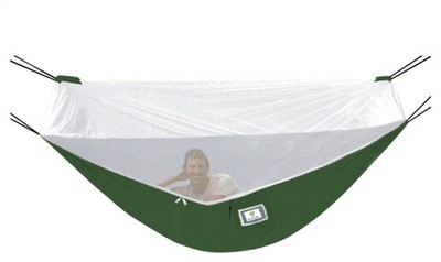 300 cm x 150 / 118 ''x 59'', Forest Green With White Mosquito Netting