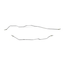 The Stop Shop B6568RG Rear axle brake line pair, 65-68 Fits Chevy Car