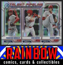 2021 Bowman #TP-PHI Damon Jones / Nick Maton / Francisco Morales Phillies