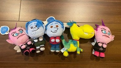 Disney Pixar Onward Keychain Mascot Set, 5 Fig, Ian, Barley, Brassy, LE,